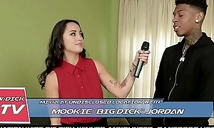 BANGBROS - Asian Reporter Mi Ha Takes On Mookie'_s Big Black Cock