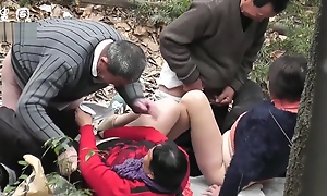 group aged grandpa fuck in forest