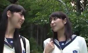 Japanese AV Lesbian babes Schoolgirls