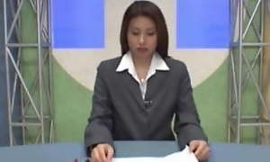 Japanese newsreader bukkake