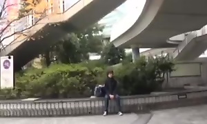 Japanese Mom shows nerdy Son how to Fuck