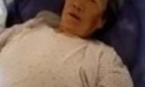 grandmother in bed