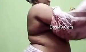 Kerala Aunty, Obese BBW Beena Medam involving a In flames Nighty