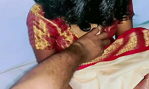 Sex with Telugu wife in beige saree