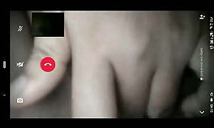 Malay Sabah wife fingering during video call