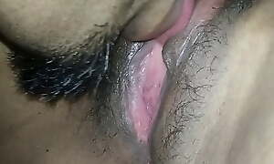 Wet pussy licking, horny desi