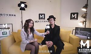 ModelMedia Asia-Busty Female Reporter-Lin Xiang-MD-0245-Best Original Asia Porn Video