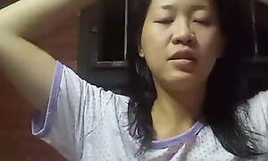 Chinese girl alone on tap home 70