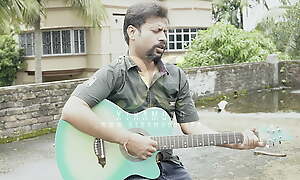 DESI COUPLE SINGING WITH GUITER Thither ROOF (OUTDOOR)