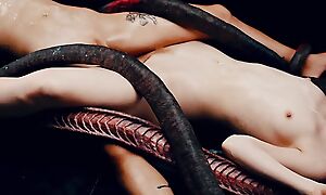 Real Life Hentai - Aliens fuck Jia Lissa & Rae Lil Black