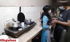 Indian stepsister has hard intercourse connected with kitchen, bhai ne behan ko Nautical galley me choda, Marked hindi audio