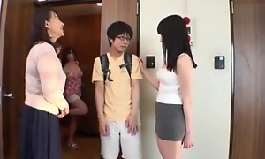 Japanese hot carry on mom and their way friend full video (scene 1)