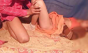 Indian desi newly married doggy mating by your apparent Hindi rare