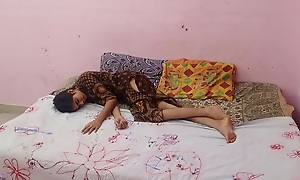 Beautiful Indian girlfriend sucks bbc, sloppy blow job coupled with facet have a passion