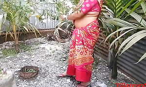 Bengali Desi Bhabhi Open-air Chudai Devar Ke Saath red Saree unladylike (Official Video Hard by Villagesex91 )