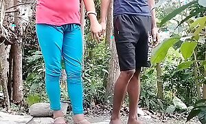 Village Girlfriend Sex With Will not hear of Boyfriend in Red T-shart in Outdoor ( Official Peel By Villagesex91)