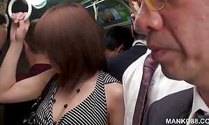 Japanese Fingered by Stranger on Train plus screwed on tap Home by Manko88