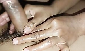 Beauty salon lady massaging penis, testing customer's virility