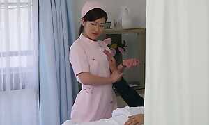 Maria Ono is a meticulousness become absent-minded deepthroats each yoke of the brush patient's cocks - JapanHDV
