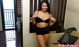 TrikePatrol Obese Booty Pretext Filipina Has Sweaty Guest-house Sex